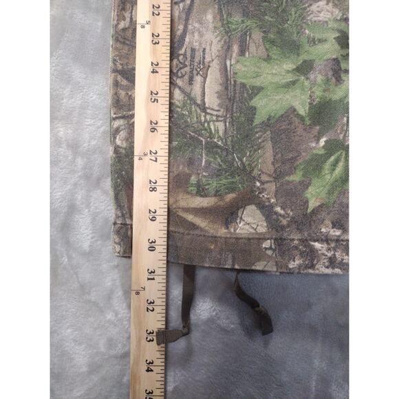 Cabelas Realtree Mens Button Down Shirt and Cargo Pants Hunting Outfit Sz L (38) - Picture 15 of 16